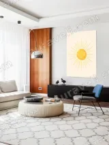 Sun Watercolor Canvas Wall Art for Home Decor – view 4