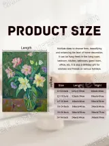 Vibrant Floral Bouquet Canvas Wall Art for Living Room Home Decor – view 7
