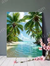 Modern Abstract Canvas Wall Art – view 2