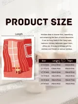 Red Curtain & Chair Interior Canvas Wall Art for Living Room Decor – view 7