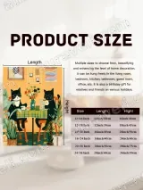 Black Cats Coffee & Newspaper Canvas Wall Art for Living Room Decor – view 7