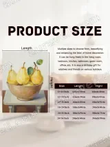 Pears in Bowl Still Life Canvas Wall Art for Living Room Home Decor – view 7