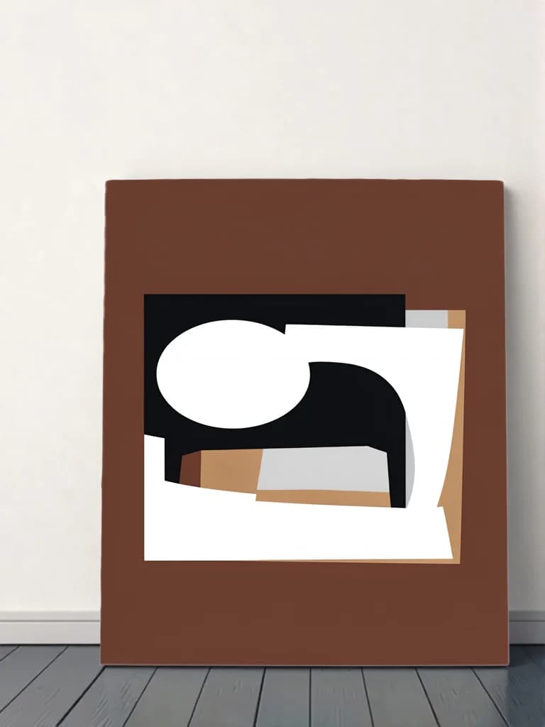 Abstract Geometric Canvas Wall Art for Living Room Bedroom Home Decor