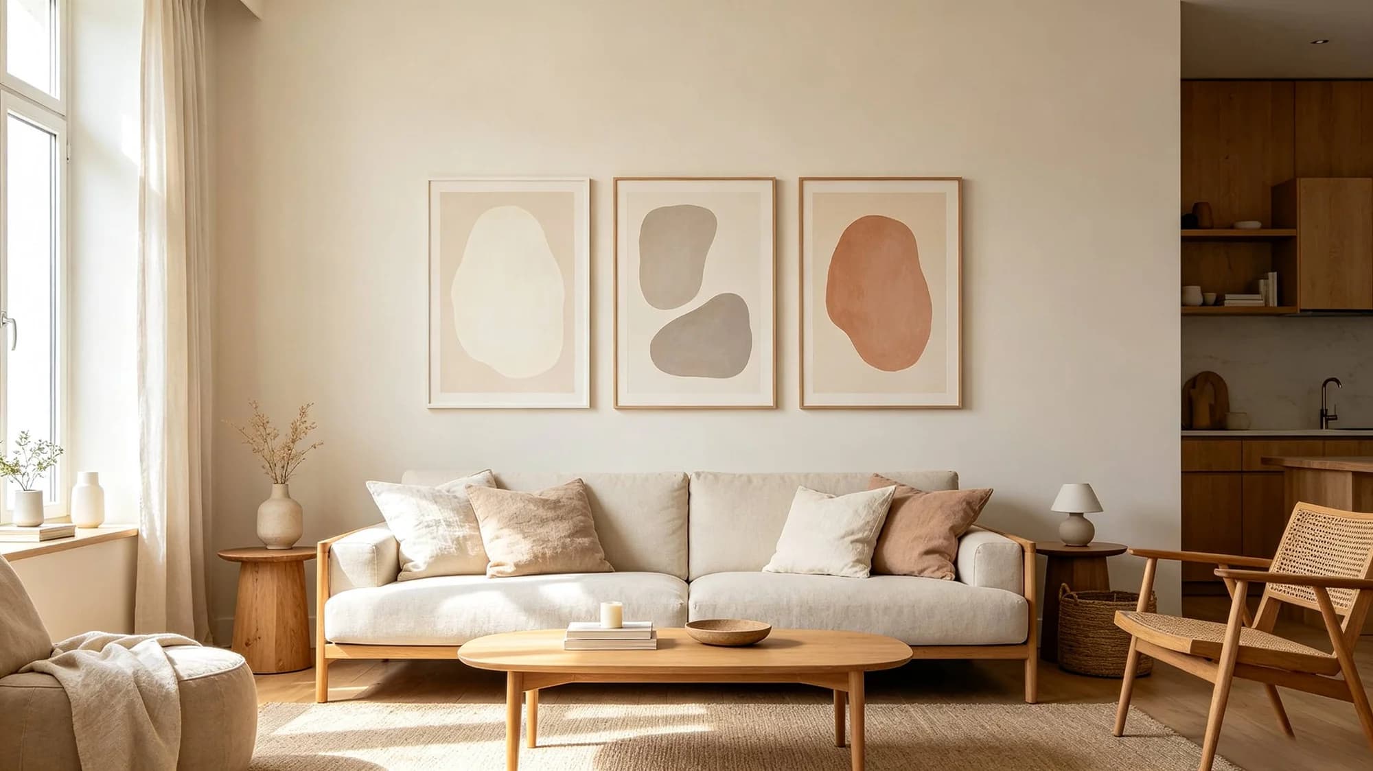 Ultimate Guide to Neutral Minimalist Wall Prints for Open Concept Living Rooms