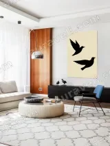 Bird Silhouettes Minimalist Canvas Wall Art for Home Decor – вид 5