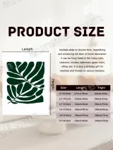 Minimalist Botanical Leaf Wall Art for Living Room Bedroom Home Decor – view 6