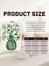 Green Floral Vase Canvas Wall Art for Living Room Home Decor – view 7