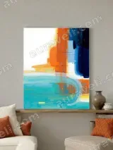 Abstract Colorful Canvas Wall Art for Living Room Home Decor – view 3
