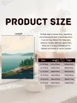 Lake & Pine Forest Landscape Canvas Wall Art for Living Room Decor – view 7