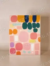 Abstract Colorful Geometric Canvas Wall Art for Living Room Home Decor – view 4