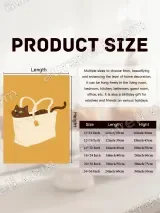Cute Cat in Tote Bag Canvas Wall Art for Living Room Home Decor – view 7