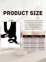 Abstract Black White Brushstroke Canvas Wall Art for Living Room Home Decor – view 7