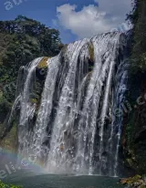 Waterfall Rainbow Nature Canvas Wall Art for Home & Living Room Decor wall art print