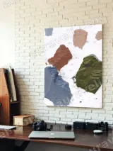 Colored Rocks Canvas Wall Art for Living Room Bedroom Home Decor – view 4