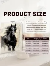 Abstract Black Horse Canvas Wall Art for Living Room Home Decor – view 7