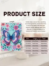 Butterfly Floral Canvas Wall Art for Bedroom Living Room Home Decor – view 7