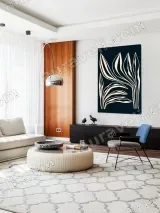 Abstract Botanical Leaf Canvas Wall Art for Living Room Home Decor – view 5