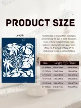 Botanical Plant Silhouette Canvas Wall Art for Living Room Home Decor – view 6