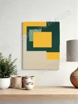 Abstract Geometric Color Block Canvas Wall Art for Living Room Home Decor – view 4