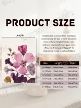 Colorful Floral Canvas Wall Art for Living Room Bedroom Home Decor – view 7