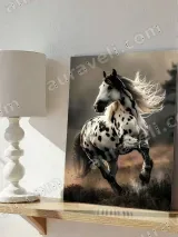 Spotted Horse Running Canvas Wall Art for Living Room Bedroom Home Decor – вид 4