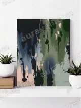Abstract Ink Drip Canvas Wall Art for Living Room Bedroom Home Decor