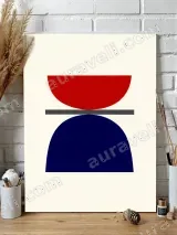 Abstract Geometric Wall Art for Living Room Home Decor