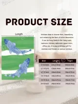 Blue Koi Fish Canvas Wall Art for Living Room Bedroom Home Decor – вид 7