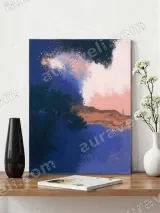 Abstract Landscape Canvas Wall Art for Living Room Bedroom Decor