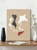 Abstract Minimalist Canvas Wall Art for Living Room and Bedroom Home Decor