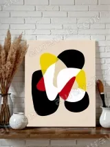 Abstract Geometric Canvas Wall Art for Living Room Bedroom Home Decor
