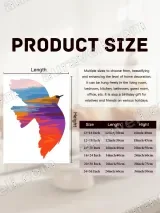 Colorful Bird Silhouette Abstract Canvas Wall Art for Home Decor – view 6