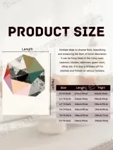 Abstract Geometric Polygon Canvas Wall Art for Living Room Home Decor – view 7