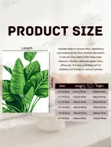 Tropical Green Leaves Canvas Wall Art for Living Room Home Decor – view 6