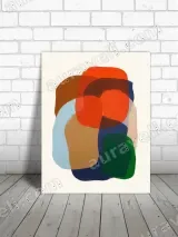Abstract Color Block Canvas Wall Art for Living Room Bedroom Home Decor – view 3
