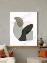 Abstract Geometric Shapes Canvas Wall Art for Living Room Bedroom Home Decor – view 2