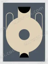 Abstract Geometric Vase Canvas Wall Art for Living Room Bedroom Home Decor – вид 3