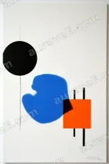 Abstract Geometric Shapes Canvas Wall Art for Living Room Bedroom Home Decor wall art print