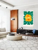 Abstract Floral Canvas Wall Art for Bedroom and Living Room Home Decor – вид 5
