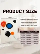 Colorful Abstract Circles Canvas Wall Art for Living Room Home Decor – view 7