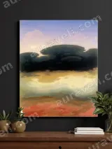 Abstract Landscape Canvas Wall Art for Living Room Bedroom Home Decor – вид 3