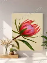 Protea Flower Canvas Wall Art for Bedroom & Living Room Home Decor – view 3