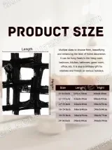 Abstract Black Grid Canvas Wall Art for Living Room Home Decor – вид 7