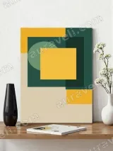 Abstract Geometric Canvas Wall Art for Living Room Bedroom Home Decor