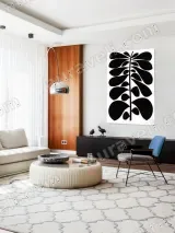 Abstract Botanical Leaf Canvas Wall Art for Living Room Home Decor – view 5