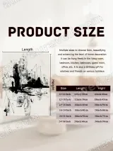 Abstract Black White Ink Splatter Canvas Wall Art for Living Room Home Decor – view 7