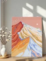 Colorful Mountain Landscape Canvas Wall Art for Home Decor – view 4