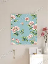 Pink Floral Canvas Wall Art for Bedroom & Living Room Home Decor – view 3