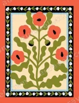 Retro Floral Canvas Wall Art for Living Room & Bedroom Decor wall art print