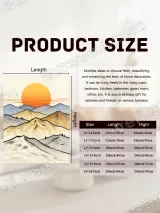Sunset Mountain Landscape Canvas Wall Art for Living Room Home Decor – вид 7